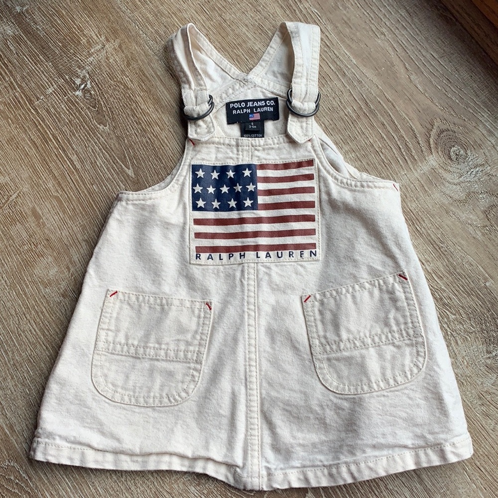 Polo Ralph Lauren Dress Overalls 3-6M